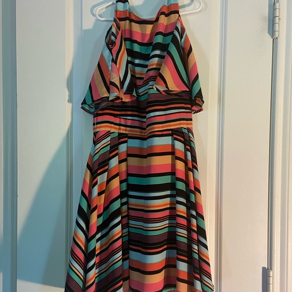 GB girls striped dress size 16 - Picture 3 of 3